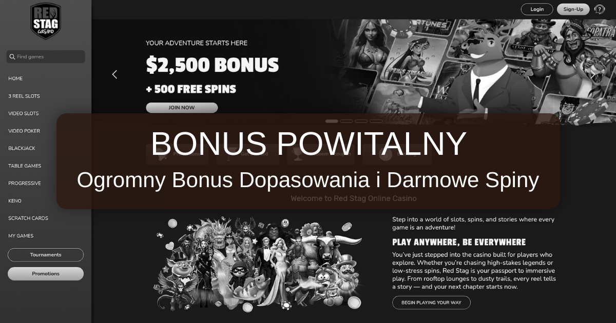 Red Stag Casino welcome bonus